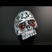 925 Silver Skull Ring for Motor Biker - SR08